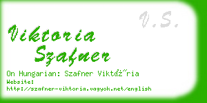 viktoria szafner business card